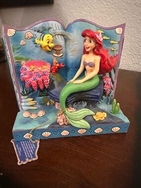 Jim Shore A Mermaid’s Tale -The Storybook 6014323 New Disney